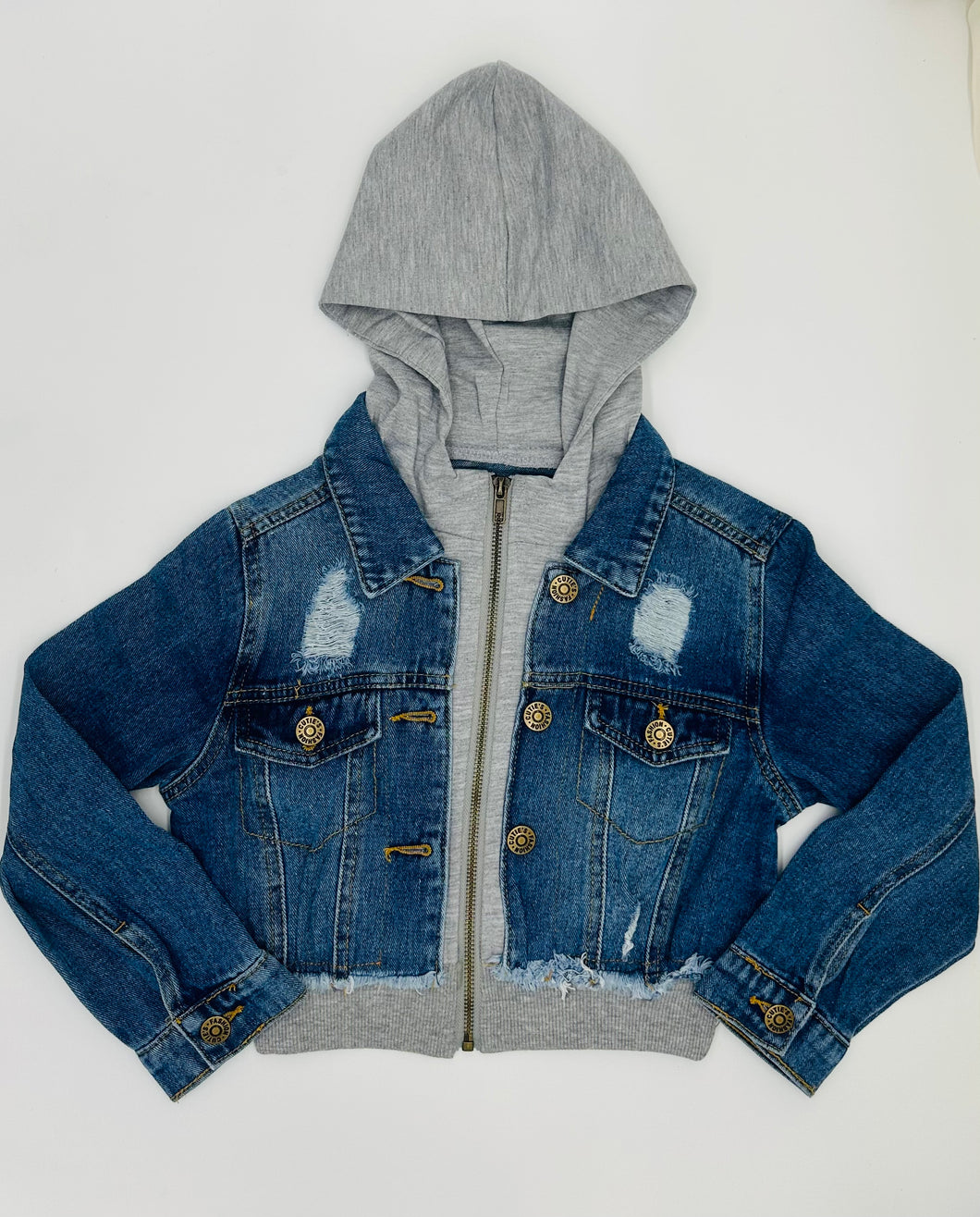 Hooded Jean Jacket